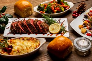 fêtes
repas copieux
excès